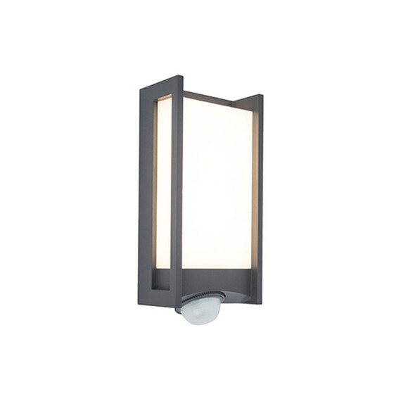 Фасаден аплик QUBO PIR сензор Lutec LED 11.3W 3000K IP54 5193002118 | Osvetlenieto.bg