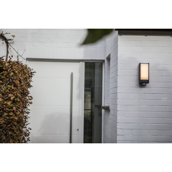 Фасаден аплик QUBO PIR сензор Lutec LED 11.3W 3000K IP54 5193002118 | Osvetlenieto.bg
