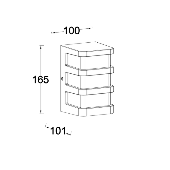 Градински аплик DALTON Lutec 1xE27 IP44 5214501330 | Osvetlenieto.bg