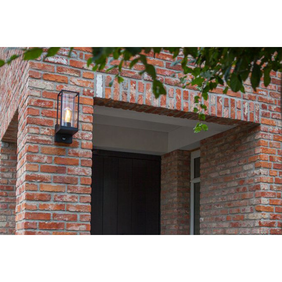 Градински аплик FLAIR PIR сензор Lutec 1xE27 IP44 5288802012 | Osvetlenieto.bg