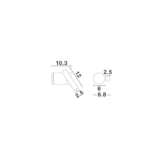 LED Аплик CICLO 9540283 NovaLuce 4W 3000K | Osvetlenieto.bg