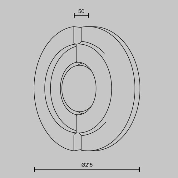LED Аплик Daylight MOD462WL-L10BG3K Maytoni 10W 3000K | Osvetlenieto.bg