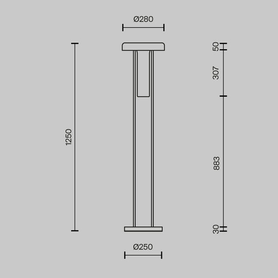 LED Лампион Ikebana MOD463FL-L24B3K Maytoni 24W 3000K | Osvetlenieto.bg