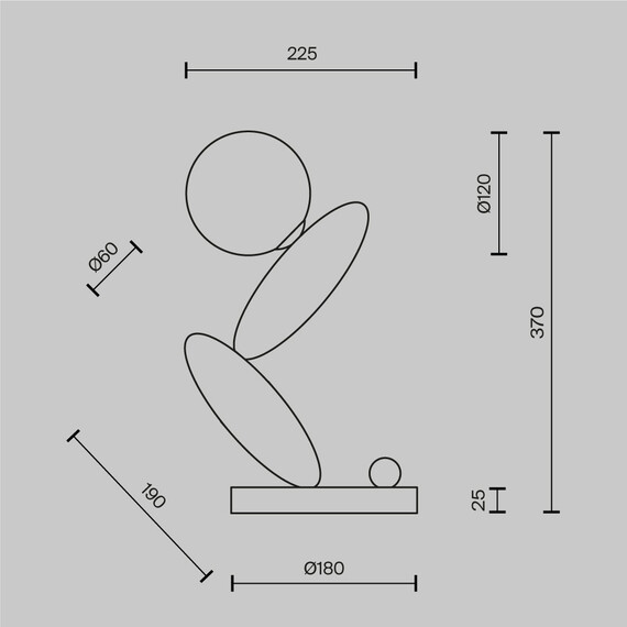 LED Настолна лампа Resonance MOD482TL-L6PT3K 6W 3000K | Osvetlenieto.bg