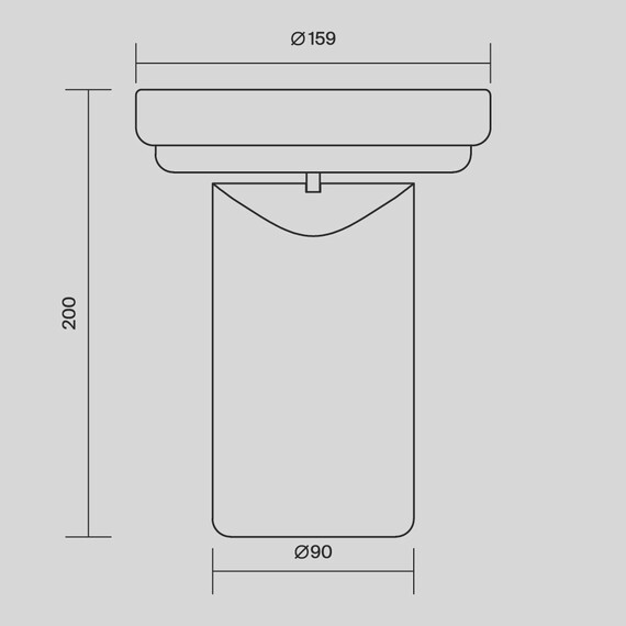 LED Настолна лампа Topo MOD508TL-L5BK Maytoni 5W 2700K | Osvetlenieto.bg