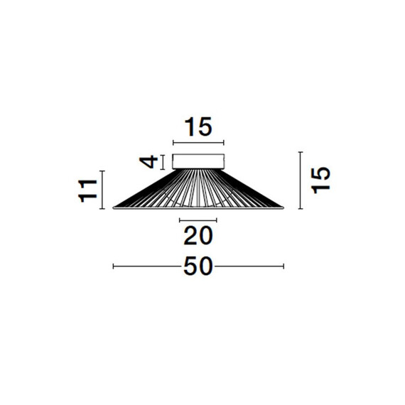 LED Плафон BRUME 9620150 NovaLuce 15W 3000K | Osvetlenieto.bg