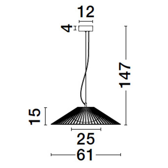 LED Полилей BRUME 9620148 NovaLuce 21W 3000K | Osvetlenieto.bg