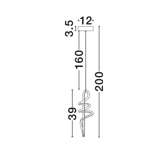 LED Полилей SOLINE 9124102 NovaLuce 18W 3000K Triac Dimmable | Osvetlenieto.bg