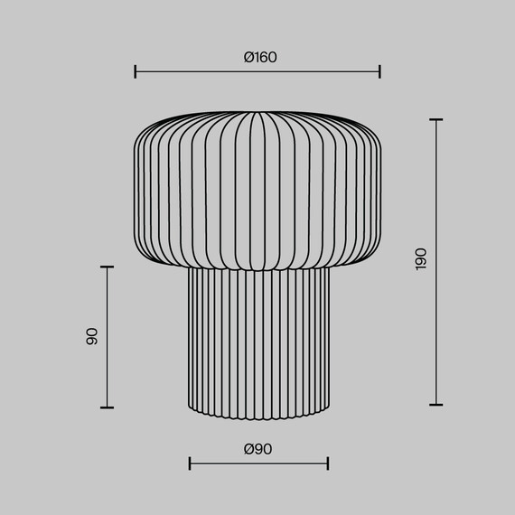 Настолна лампа Omaggio MOD404TL-01BG Maytoni 1xG9 | Osvetlenieto.bg