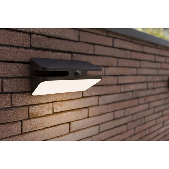 Соларна лампа AERO PIR сензор Lutec LED 8.6W IP54 6919501330 | Osvetlenieto.bg