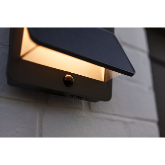 Соларна лампа ALETA PIR сензор Lutec LED 12.6W IP54 6915401118 | Osvetlenieto.bg