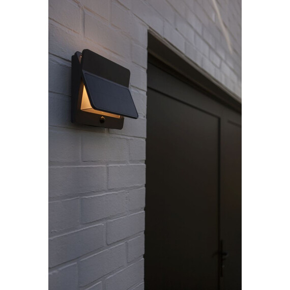 Соларна лампа ALETA PIR сензор Lutec LED 12.6W IP54 6915401118 | Osvetlenieto.bg