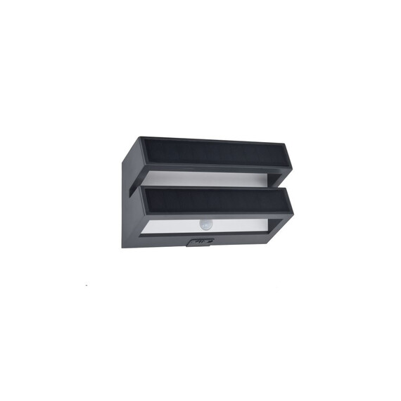 Соларна лампа BARLO PIR сензор Lutec LED 8.2W IP54 6915501335 | Osvetlenieto.bg