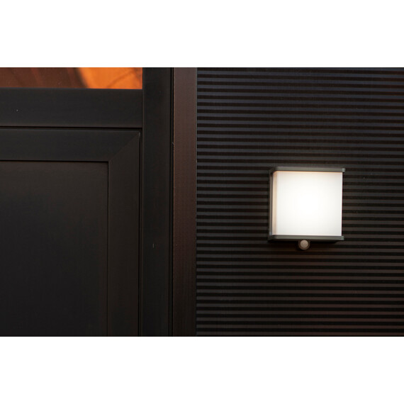 Соларна лампа DOBLO PIR сензор Lutec LED 12W IP44 6943701125 | Osvetlenieto.bg