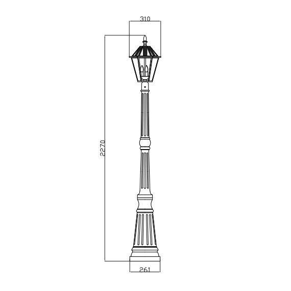 Соларна лампа LONDON Lutec 3xE12 IP44 6951301189 | Osvetlenieto.bg