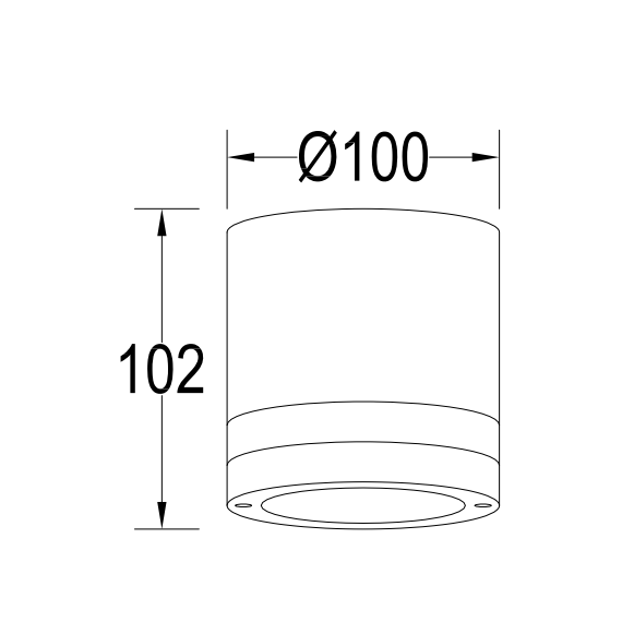 Външен плафон FOCUS Lutec 1xGU10 IP44 | Osvetlenieto.bg