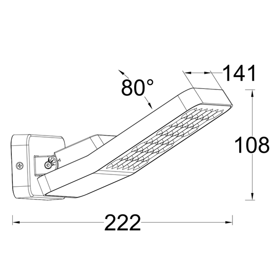 Външен прожектор ATLANTIS Lutec LED 13.7W 3000K IP54 7801605118 | Osvetlenieto.bg