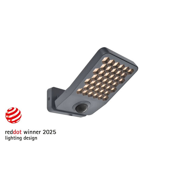 Външен прожектор ATLANTIS PIR сензор Lutec LED 14W 3000K IP54 7801607118 | Osvetlenieto.bg