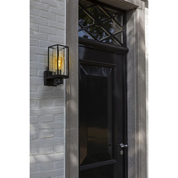 Външна лампа FLAIR с вградена камера+PIR сензор Lutec Connect 1xE27 IP44 5288811012 | Osvetlenieto.bg