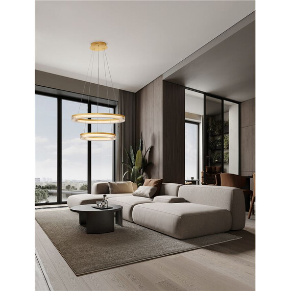 LED Полилей LUANA 9130638 NovaLuce 47W CCT 2700K-4000K Triac Dimmable | Osvetlenieto.bg
