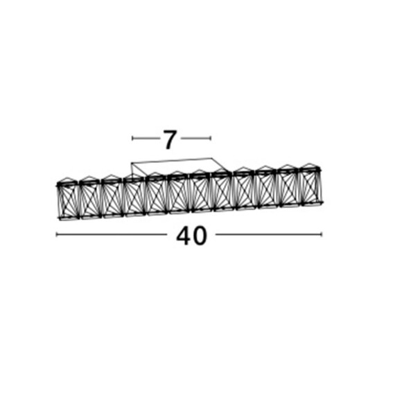 LED Аплик CORONA 83399202 NovaLuce 8W 3000K | Osvetlenieto.bg
