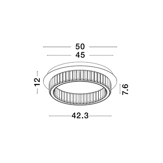 LED Плафон AURELIA 9333071 NovaLuce 29W 3500K Triac Dimmable | Osvetlenieto.bg