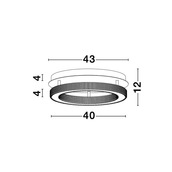 LED Плафон FIORE 9285420 NovaLuce 40W 3000K | Osvetlenieto.bg