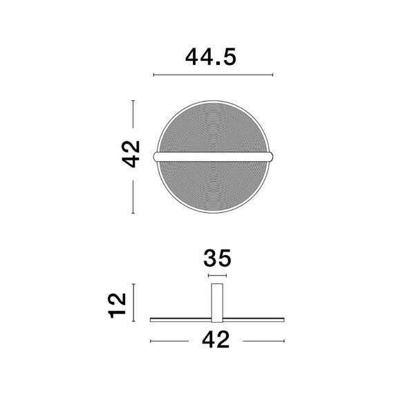 LED Плафон NOAH 9054448  NovaLuce 29W 3000K | Osvetlenieto.bg
