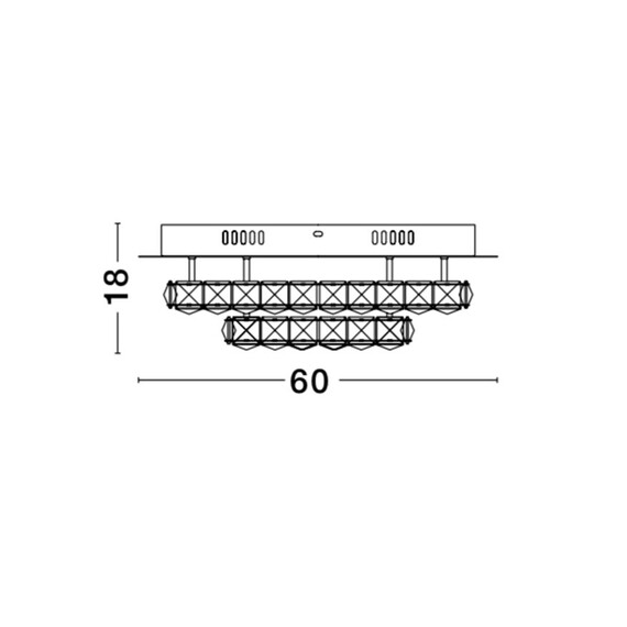 LED Плафон QUENTIN 9172519 NovaLuce 44W 3500K | Osvetlenieto.bg