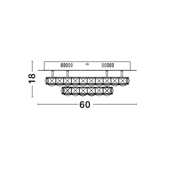 LED Плафон QUENTIN 9172519 NovaLuce 44W 3500K | Osvetlenieto.bg