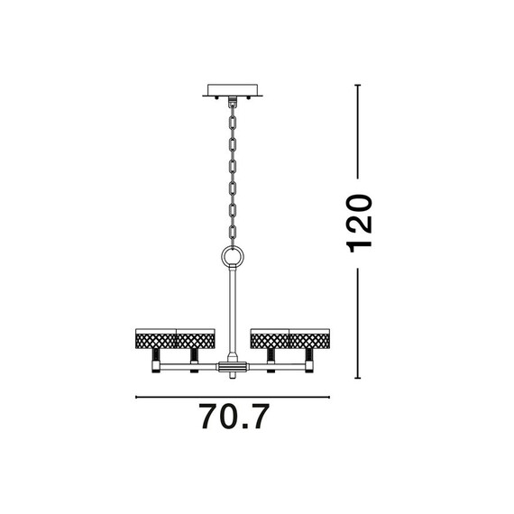 LED Полилей BION 9186944 NovaLuce 38W 3000K | Osvetlenieto.bg