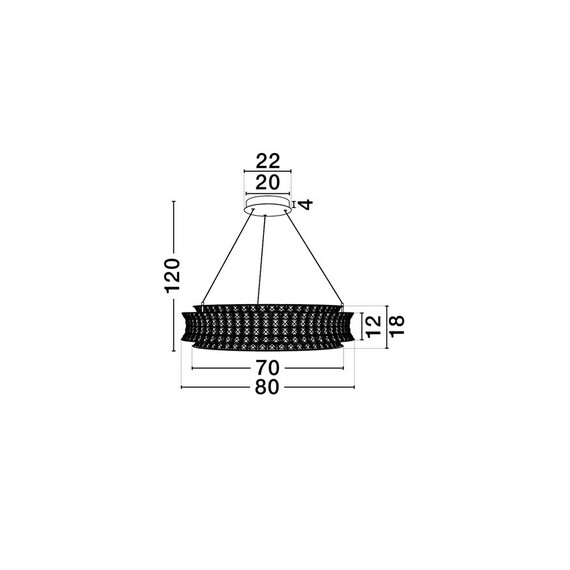 LED Полилей  CELYSIA 9019775 NovaLuce 74W 3500K Triac Dimmable | Osvetlenieto.bg