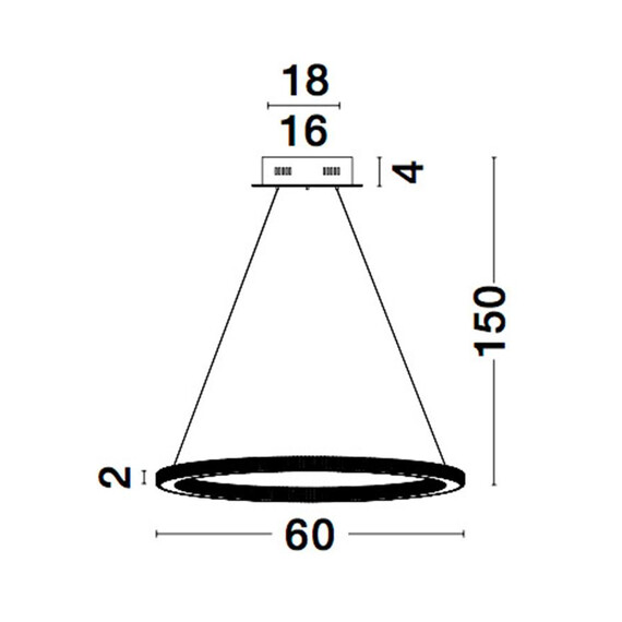 LED Полилей CILION 9011138 NovaLuce 48W 3000K | Osvetlenieto.bg
