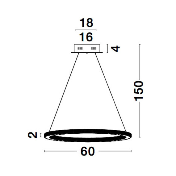 LED Полилей CILION 9011138 NovaLuce 48W 3000K | Osvetlenieto.bg