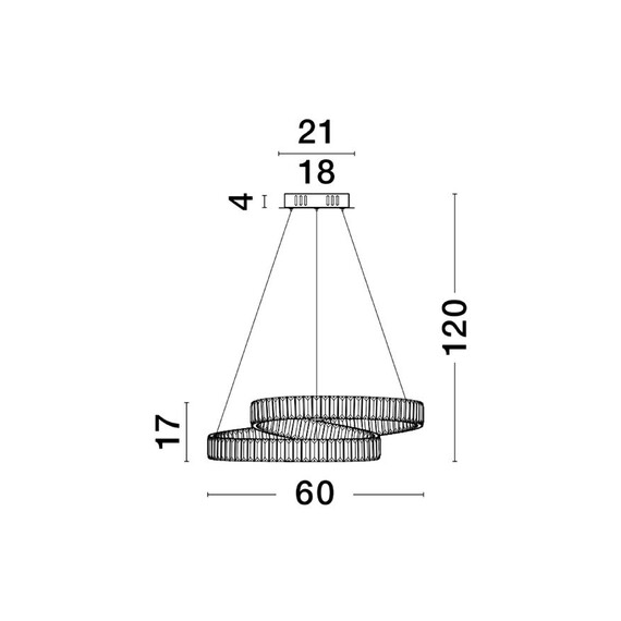 LED Полилей CONCETO 9019720 NovaLuce 50W 3500K Triac Dimmable | Osvetlenieto.bg