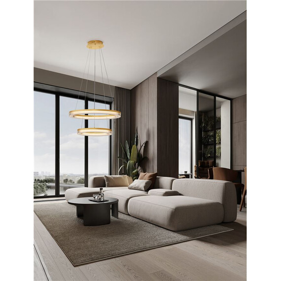 LED Полилей LUANA 9130638 NovaLuce 47W CCT 2700K-4000K Triac Dimmable | Osvetlenieto.bg