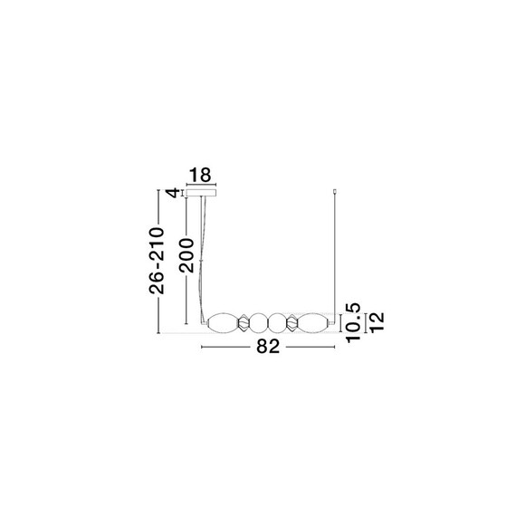 LED Полилей PALLINA 9009303 NovaLuce 28W 3000K Triac Dimmable | Osvetlenieto.bg