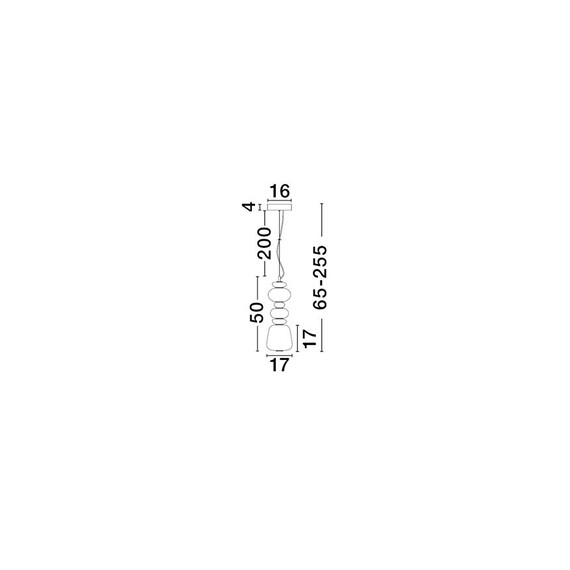 LED Полилей PALO 9009204 NovaLuce 20W 3000K Triac Dimmable | Osvetlenieto.bg