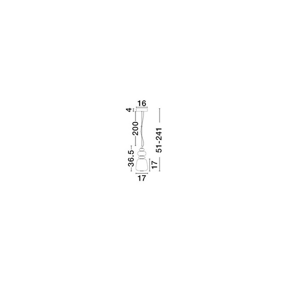 LED Полилей PALO 9009205 NovaLuce 12W 3000K Triac Dimmable | Osvetlenieto.bg