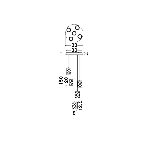 LED Полилей PHOS 9190201 NovaLuce 28W 3000K Triac Dimmable | Osvetlenieto.bg