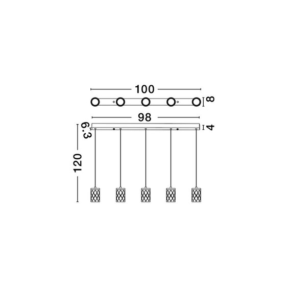 LED Полилей PHOS 9190202 NovaLuce 28W 3000K Triac Dimmable | Osvetlenieto.bg