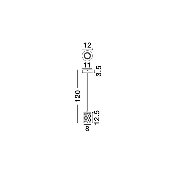 LED Полилей PHOS 9190204 NovaLuce 6W 3000K | Osvetlenieto.bg