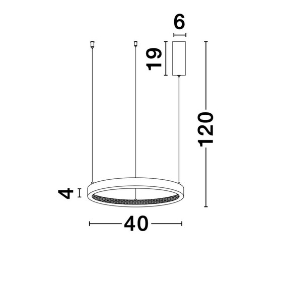 LED Полилей PRESTON 9285401 NovaLuce 25W 3000K | Osvetlenieto.bg