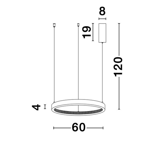LED Полилей PRESTON 9285601 NovaLuce 50W 3000K | Osvetlenieto.bg