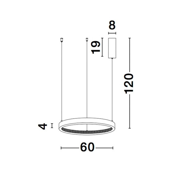 LED Полилей PRESTON 9865160 NovaLuce 37W 3000K | Osvetlenieto.bg