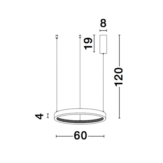 LED Полилей PRESTON 9865160 NovaLuce 37W 3000K | Osvetlenieto.bg