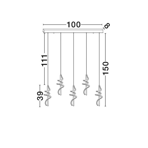 LED Полилей SOLINE 9124104 NovaLuce 90W 3000K Triac Dimmable | Osvetlenieto.bg