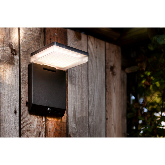 Соларна лампа MOZE PIR сензор Lutec LED 8W IP44 6943101012 | Osvetlenieto.bg