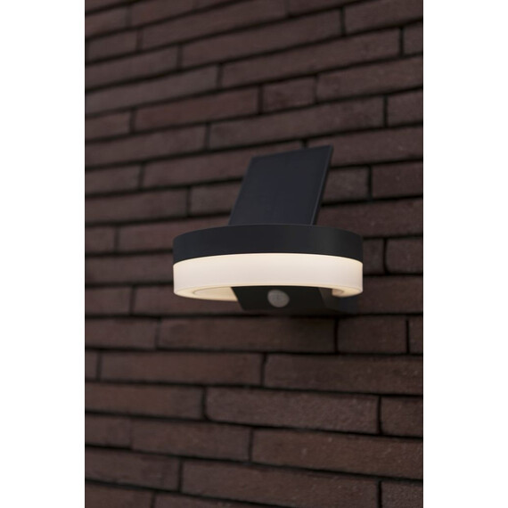 Соларна лампа RUNDA PIR сензор Lutec LED 12W IP54 6915801335 | Osvetlenieto.bg
