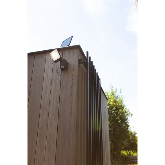 Соларна лампа SUNSHINE PIR сензор Lutec LED 7W IP54 6925701345 | Osvetlenieto.bg